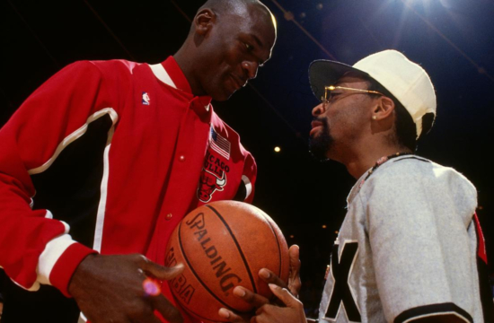 Michael Jordan et Spike Lee, aka Mars Blackmon