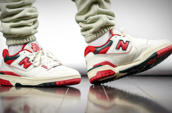 Aimé Leon Dore x New Balance 550 White Red