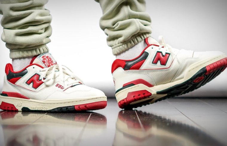 Aimé Leon Dore x New Balance 550 White Red