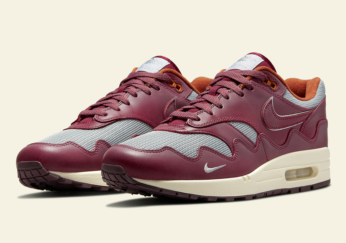 Patta x Nike Air Max 1 - Rush Maroon